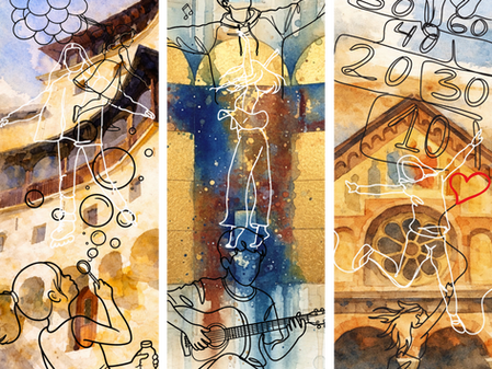 Ein projekteuropa-Kreativwettbewerb des BMB unter dem Motto „connect.create.care – Kunst, KI und Schule zwischen Pixel, Pinsel und Poesie“- 5. Klassen, 80-Jahr-Jubiläum BG Tanzenberg