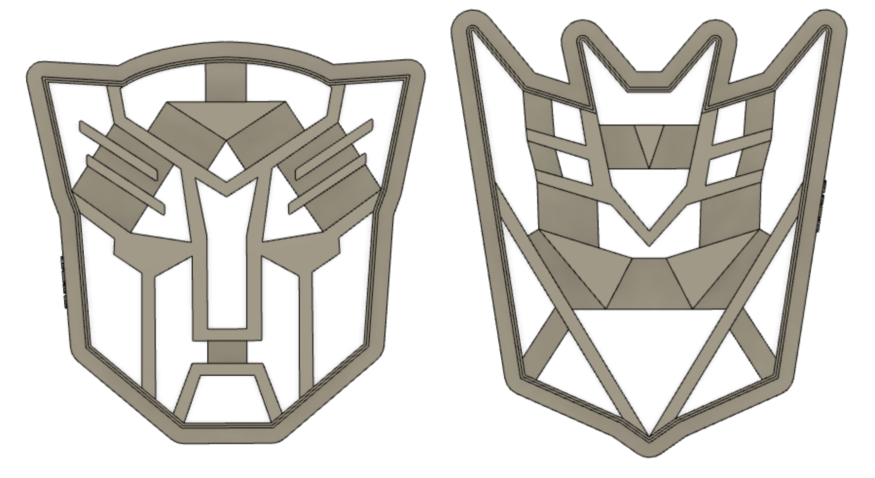 Transformers Logo Cutters Set