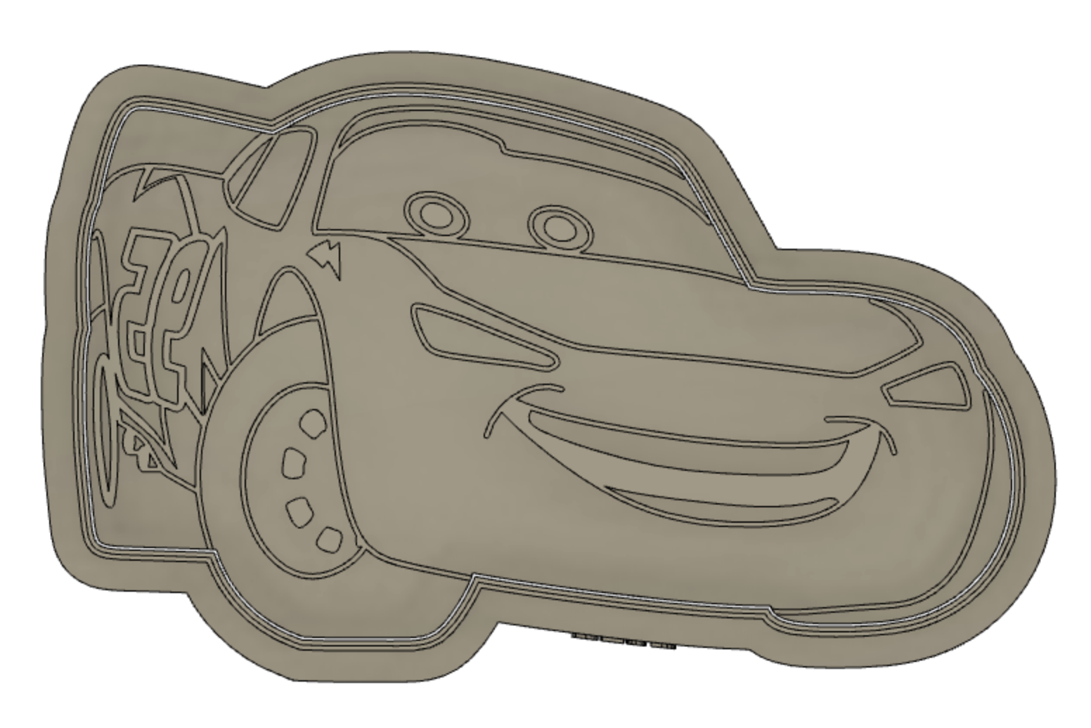 Lightning McQueen Cutter