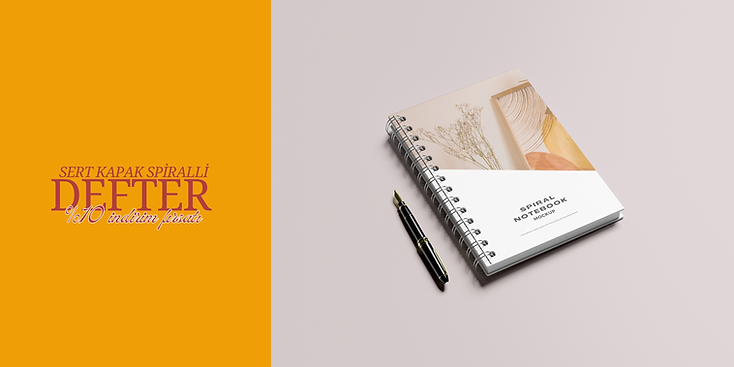 Sert Kapaklı Yandan Spiralli Defter.png