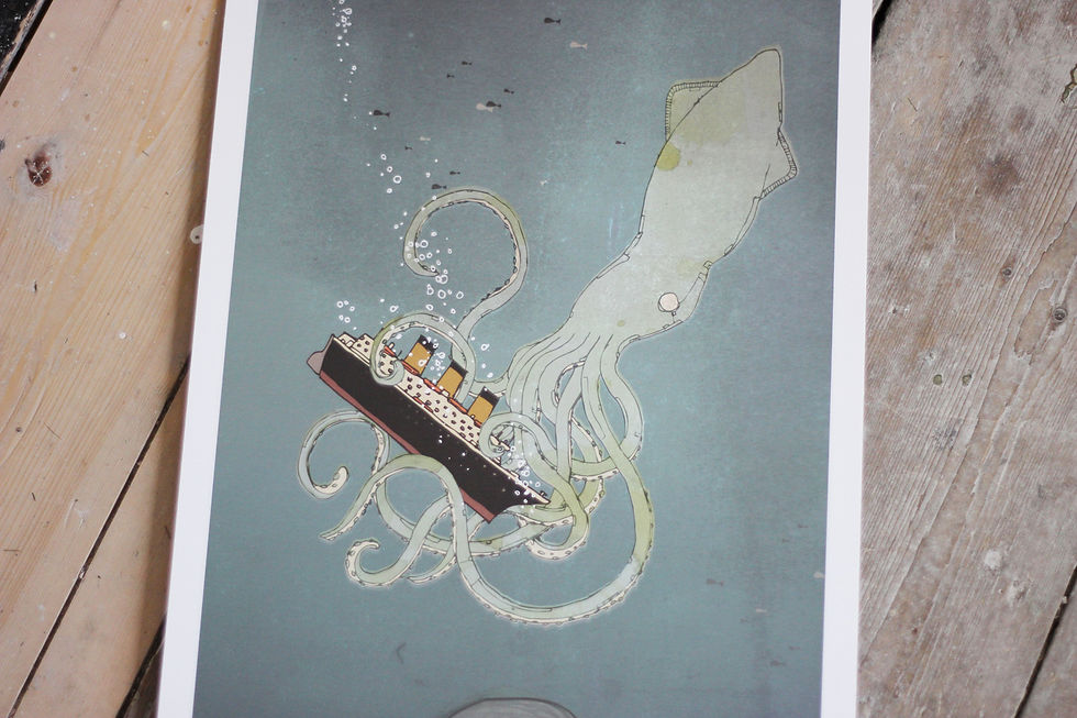 Thumbnail: The Sea: It's big and cold and everything in it hates you Print