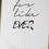 Thumbnail: Custom 'For Like Ever' Wedding Print