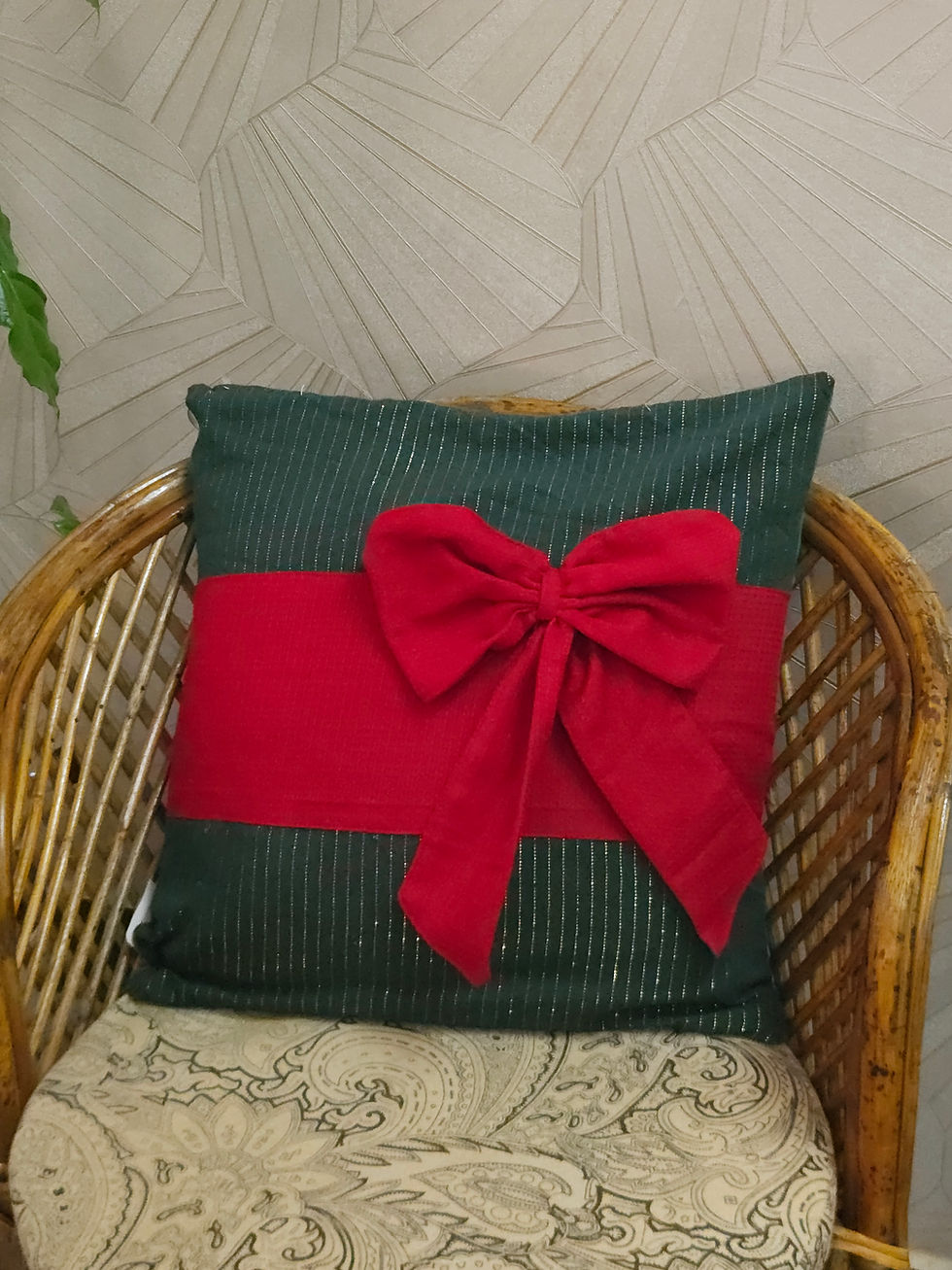 Thumbnail: Cushion Cover with Bow Ties