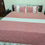 Thumbnail: Gingham  Printed Frilled  Bedsheet with 2 Pillow cases