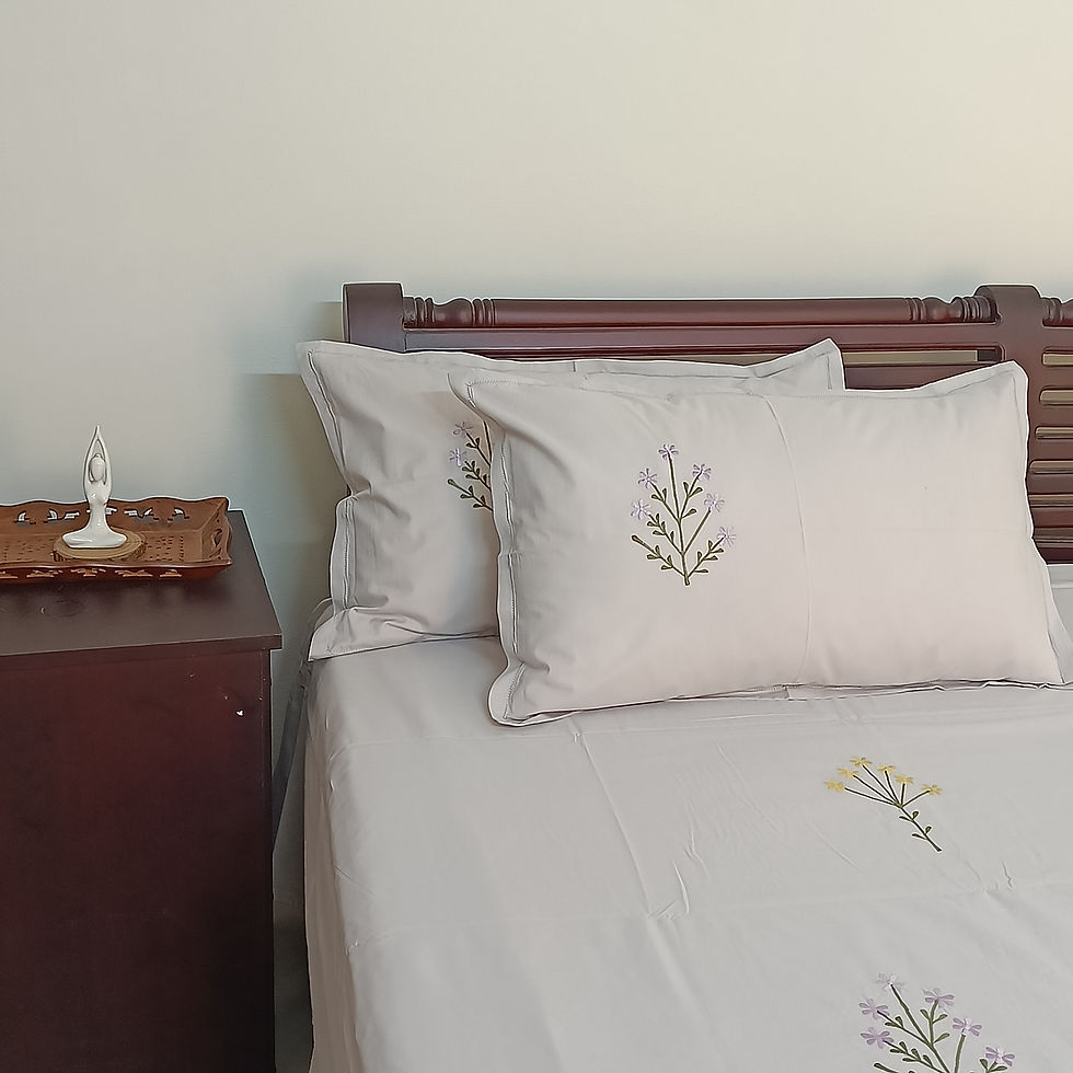 Thumbnail: Premium Cotton Embroidery Bedsheet