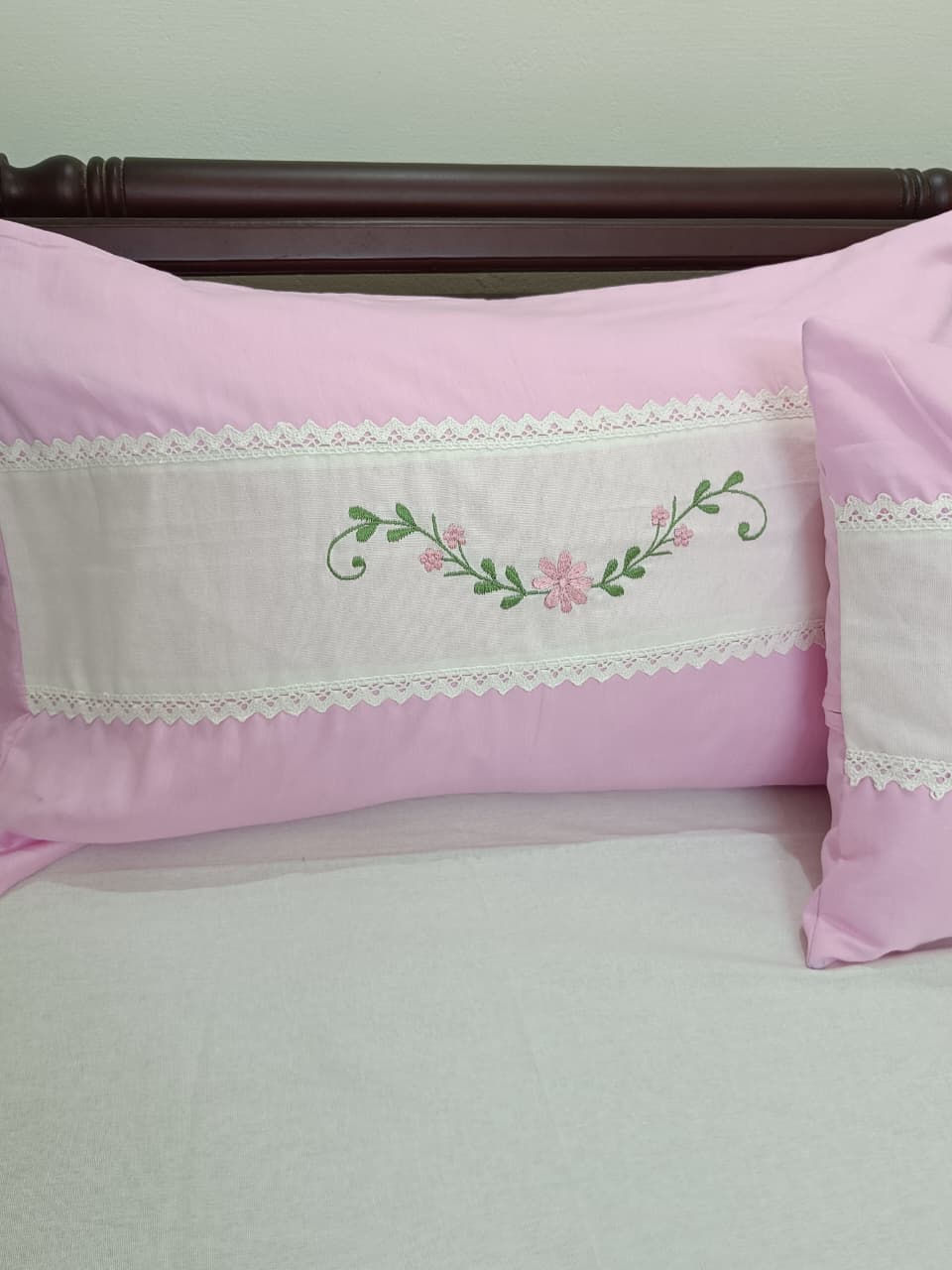 Thumbnail: Premium Cotton Designer Bedsheet set with Embroidery
