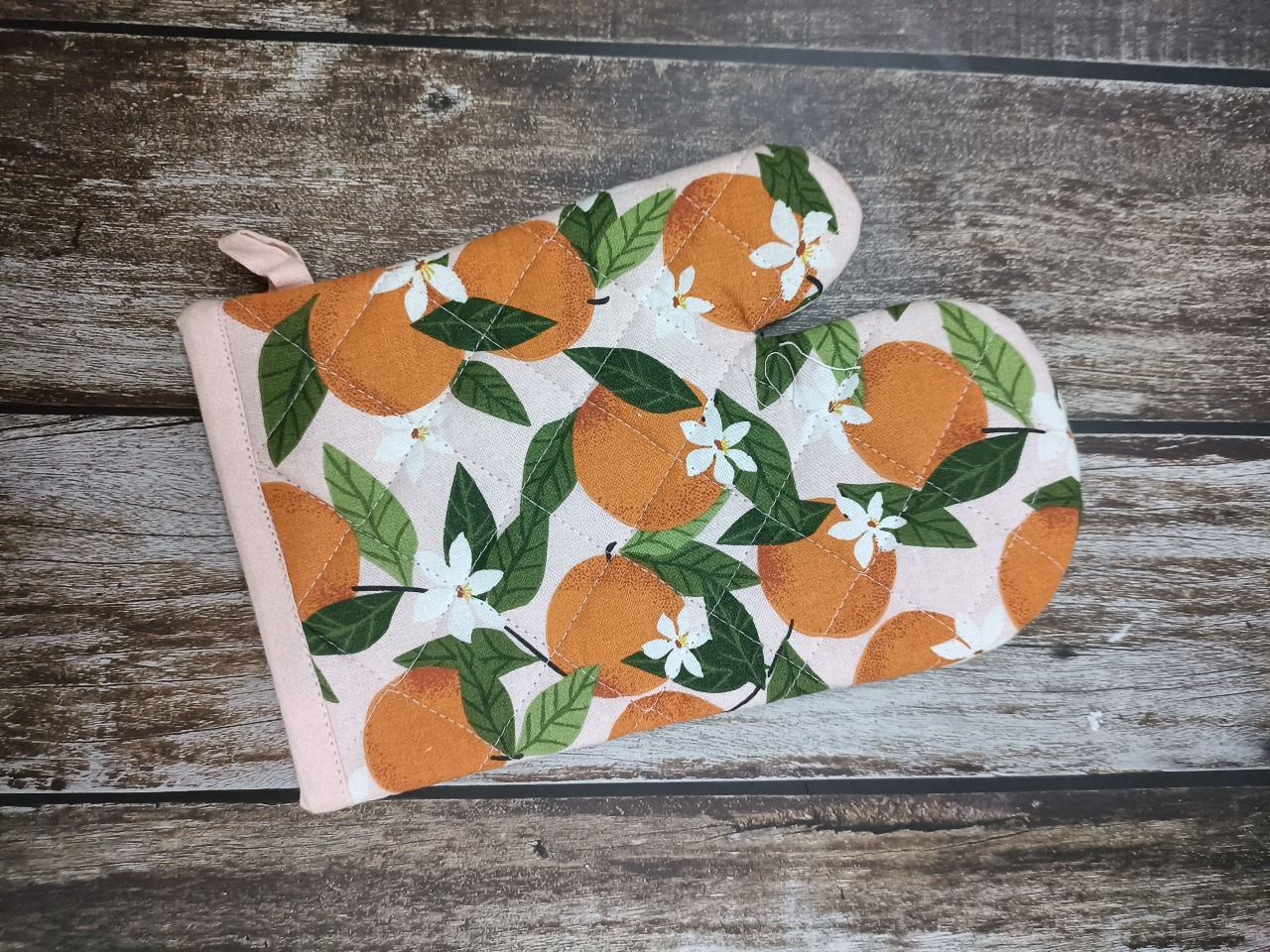 Cotton Oven Mittens - 1 Pcs