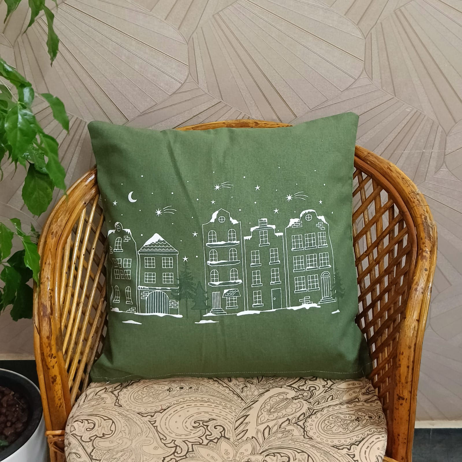 Christmas Theme Cushion Cover