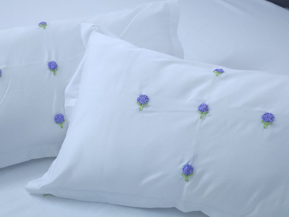 Thumbnail: Premium Cotton Hand Embroidery Bedsheet