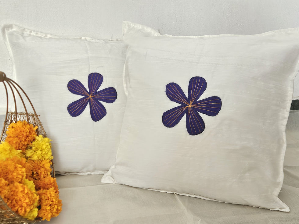 Onam Applique work Cushion Cover