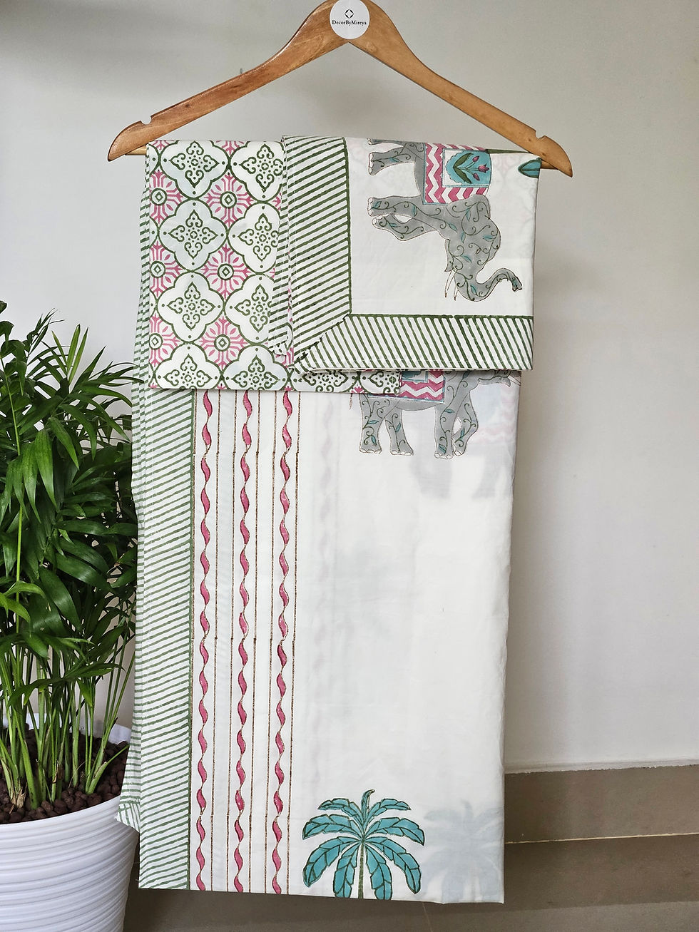 Hand Block Print Bedsheet- Percale Super fine cotton