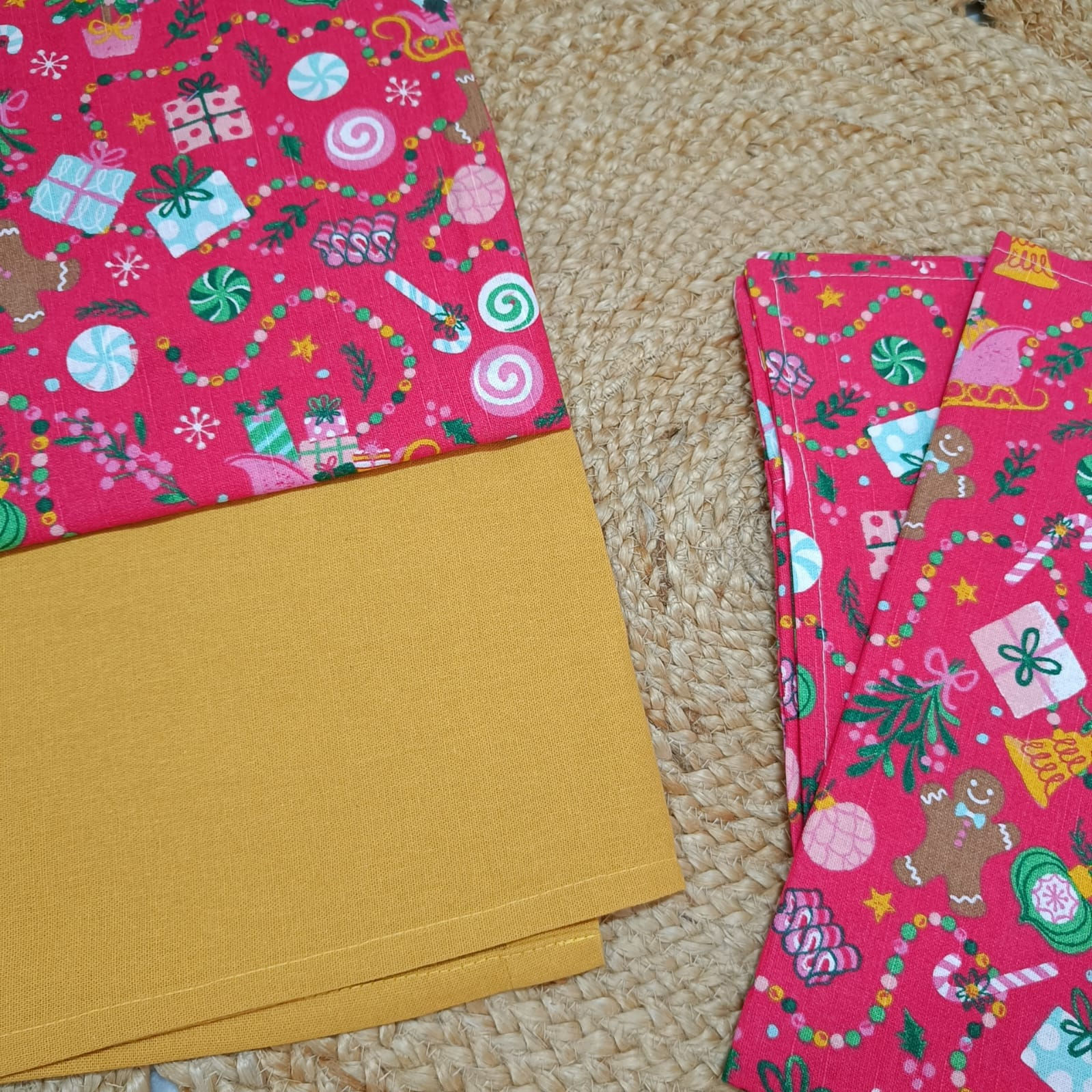 Handloom Cotton Bedsheet - Queen 