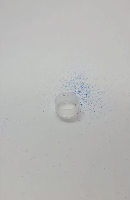 Miniaturbild: Laserblau – Glitzer fein
