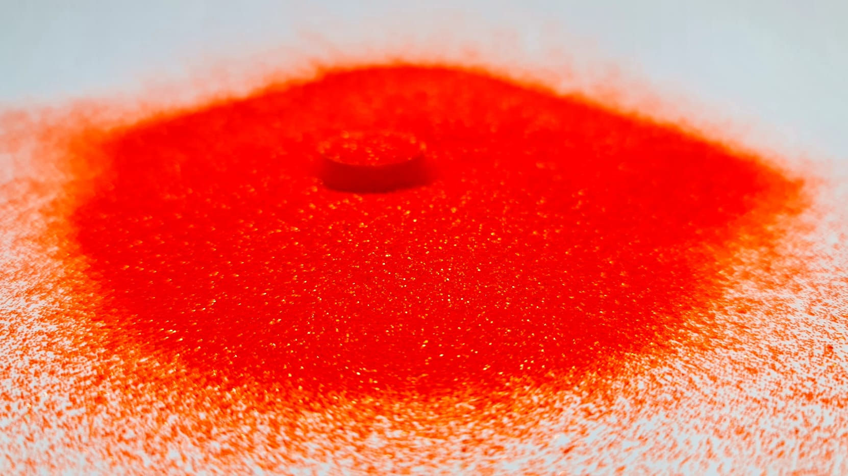 Fluororange – Glitzer fein