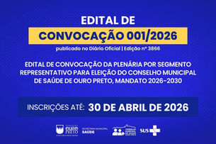 Conselho Municipal de Saúde publica edital para mandato 2026/2030