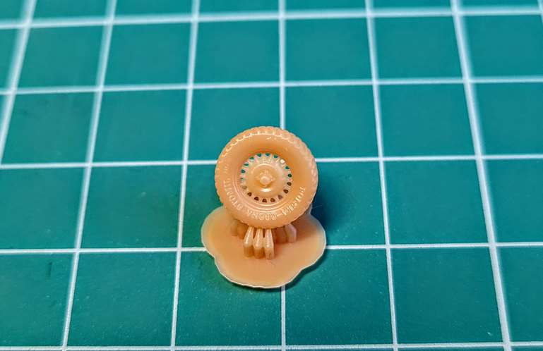 Miniatura: Wheels set for Polish Fiat 508 IBG 1:72