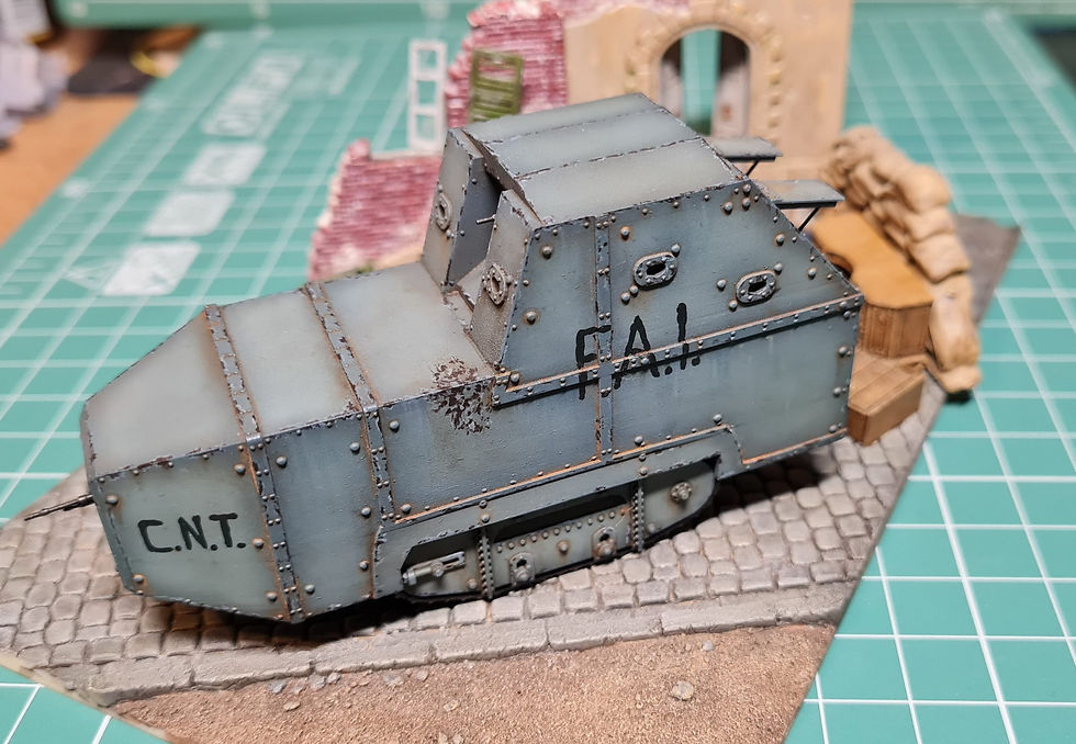 Miniatura: BENACH armoured tractor type 4 - 1:72