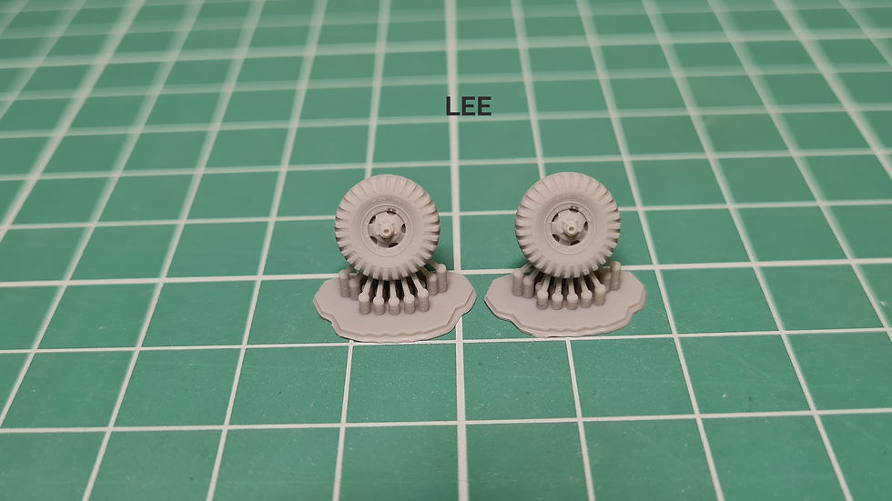Miniatura: Wheels for british QF 6pdr gun  from ACE (3 types) 1:72