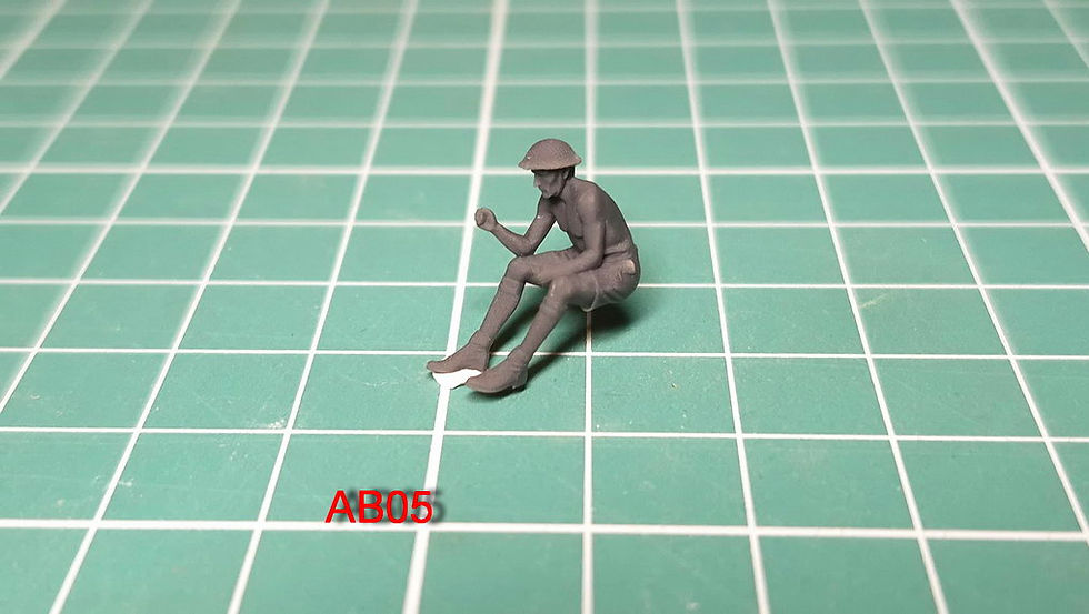 Miniatura: British desert artillery crew /price 1pcs, set €19/  1:72