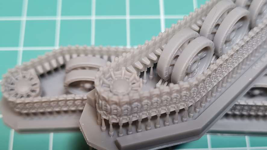 Miniatura: Suspension /tracks/ T-62 Italerii 1:72