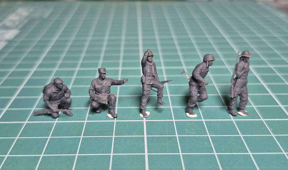 Miniatura: French soldiers in Algeria vol.1  /price 1pcs/  1:72