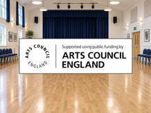 Arts Council England logo alongside a funded venue, representing the organisation’s new Strategic Framework