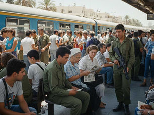 Израильский поезд: между обстрелами и «интересными передачами»