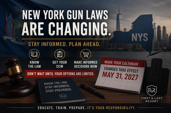 Blog post image noting changes in NYS gun laws