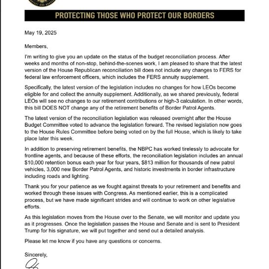 Reconciliation Process Update