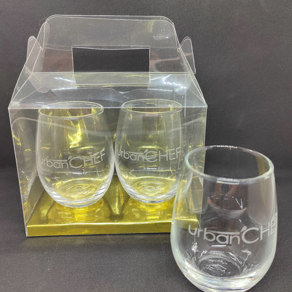 stemless wine glasses