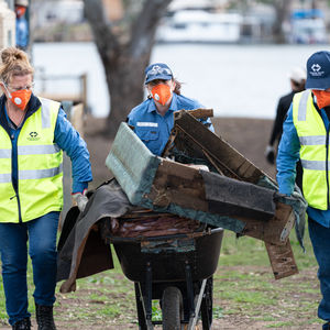 Disaster Relief Australia - South Australia Flood cleanup
