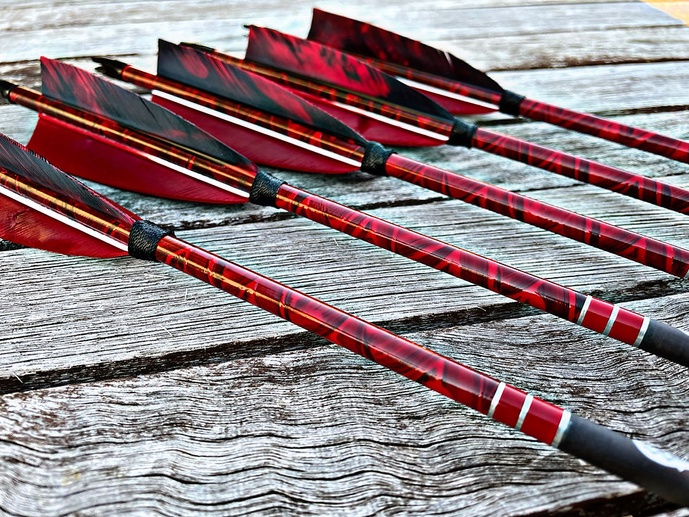 Miniaturbild: Fertigpfeil "Rot" (6 Stück)