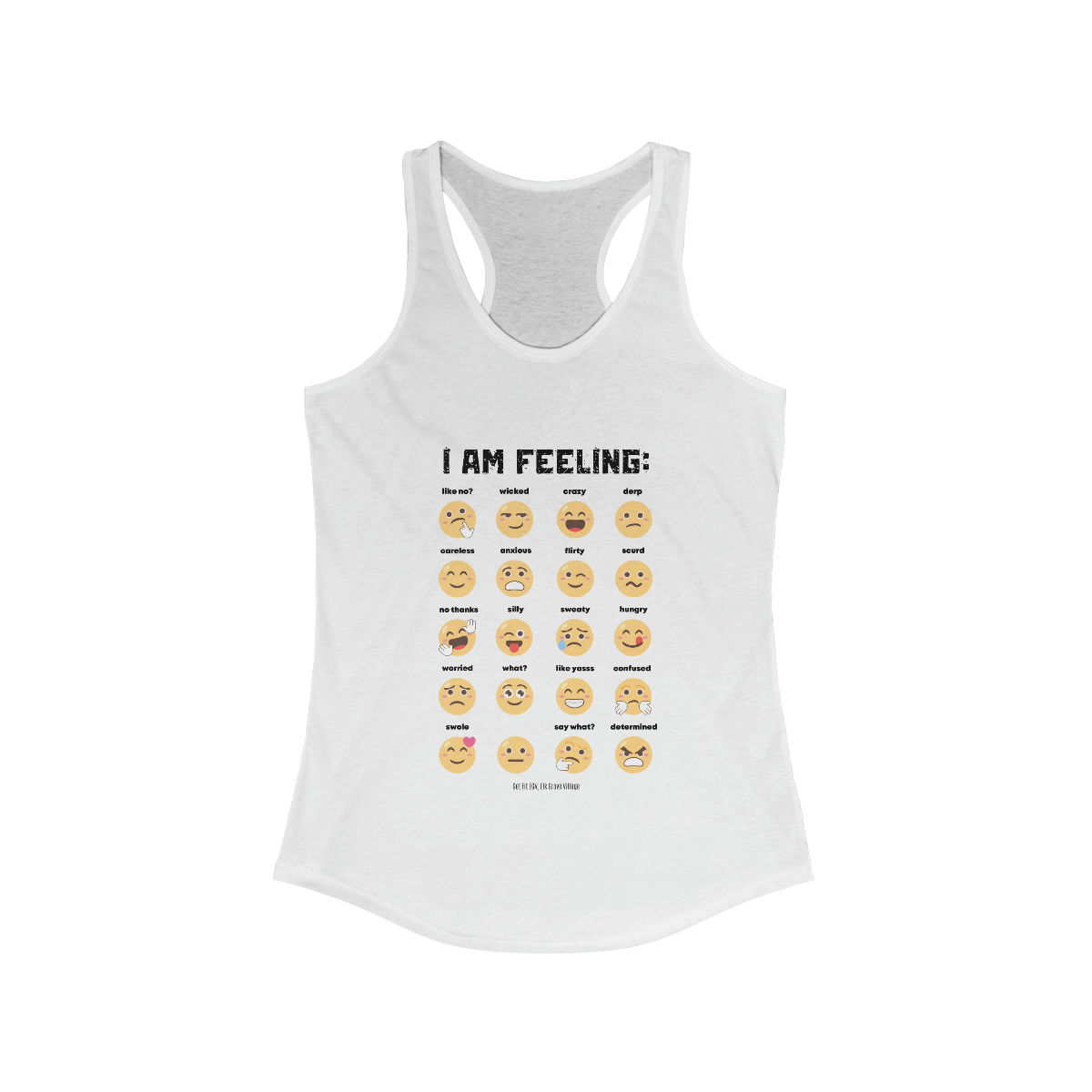 Get Fit EGV "Feelings" Women's Ideal Racerback Tank