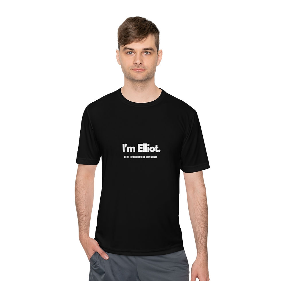 Thumbnail: Get Fit EGV "I'm Elliot." Unisex Moisture Wicking Tee