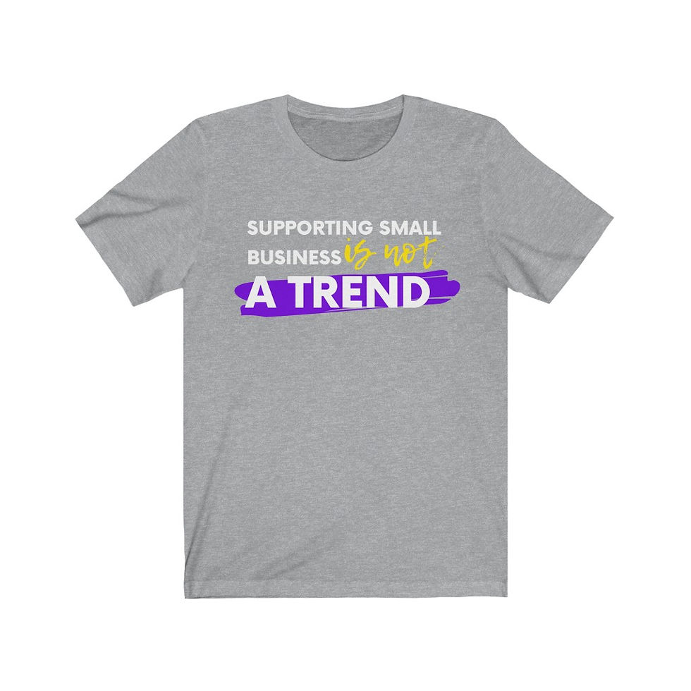 Thumbnail: Supporting Small Business Is Not A Trend Tee