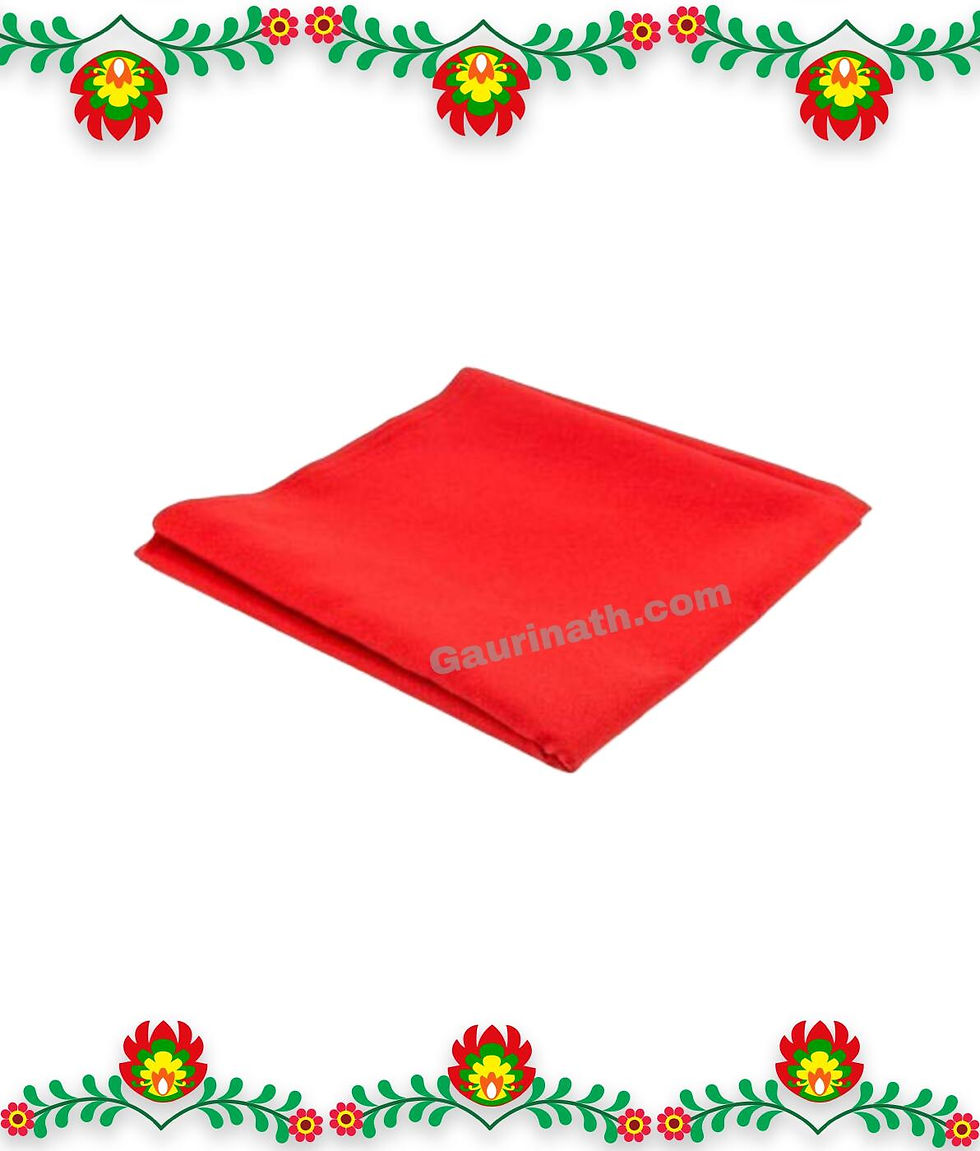 Puja Red Cloth | Pooja Lal Kapda | 1 Meter