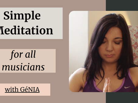 Introducing New Meditation Series for Musicians with GéNIA
