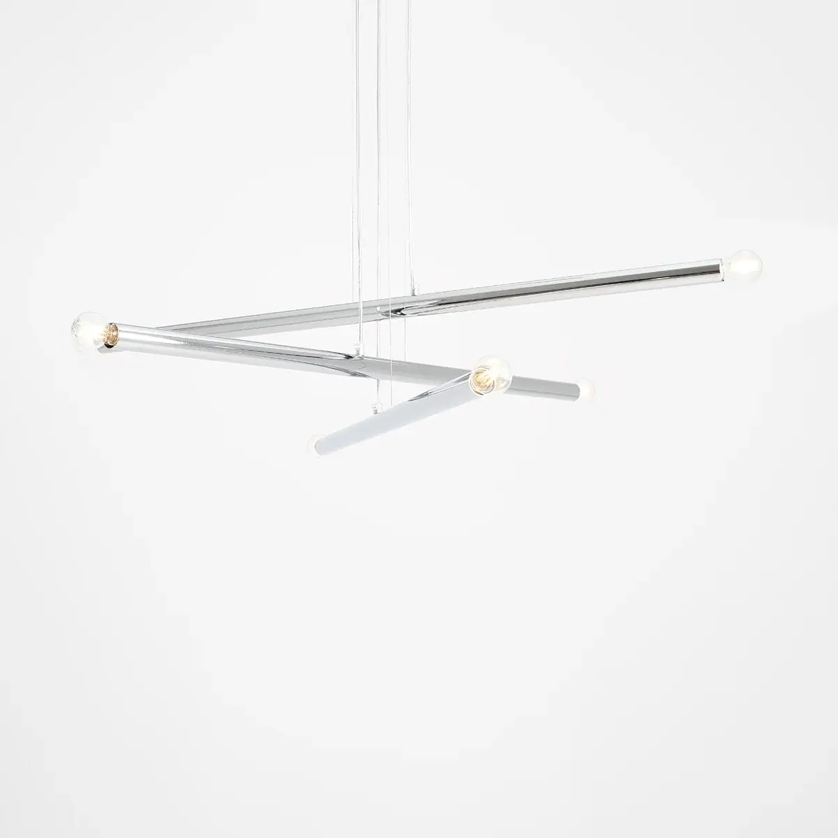 Lustră Tubo 6 Chrome