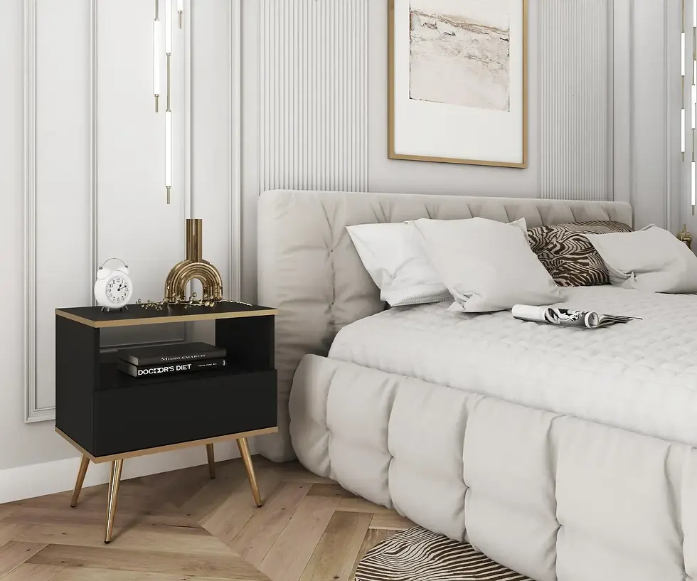 Miniatură: Comodă ORO SYSTEM S54, finisaj negru