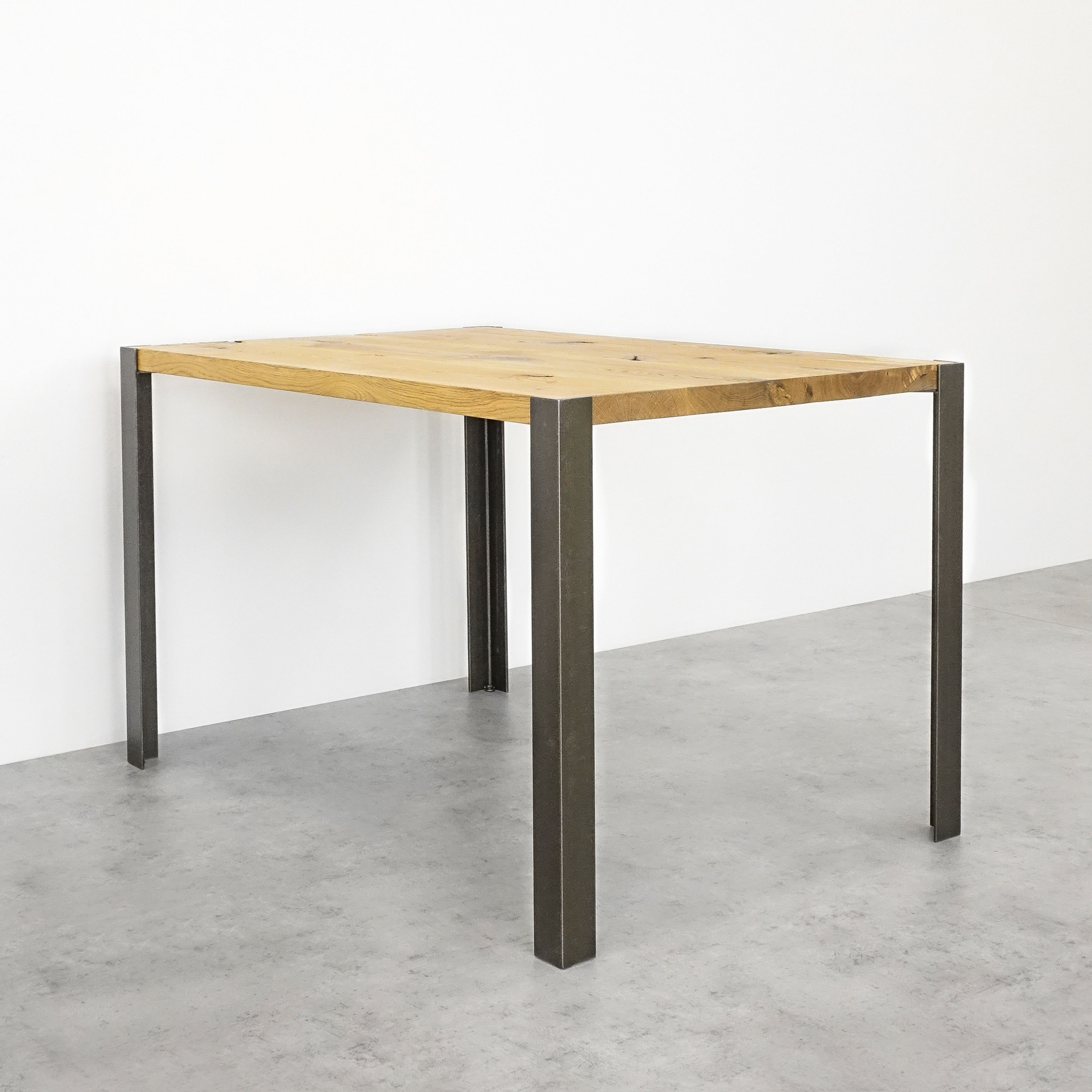 Set 4 picioare metalice de masă KATOWNIK 71 steel