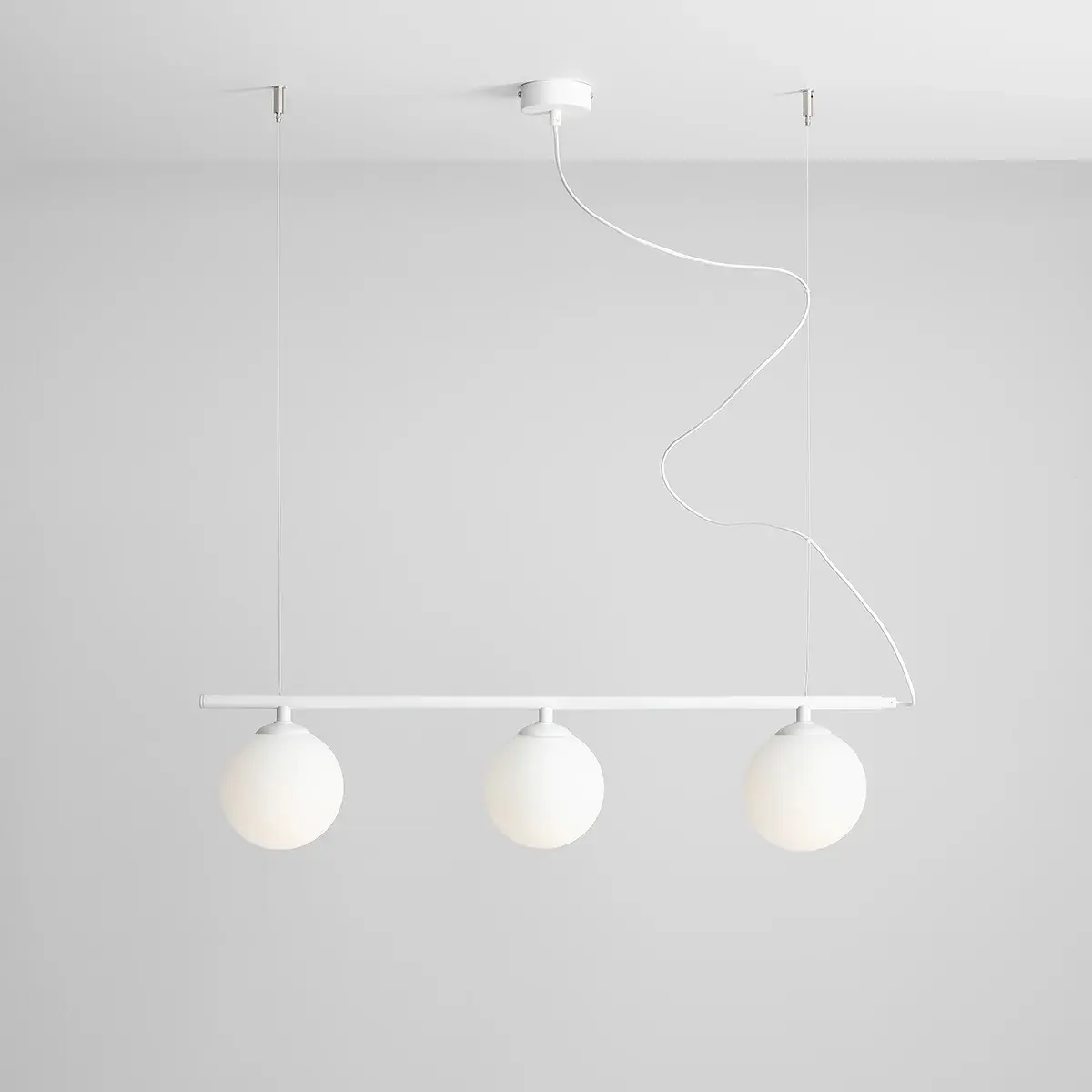 Lustră Beryl Glass 3 White