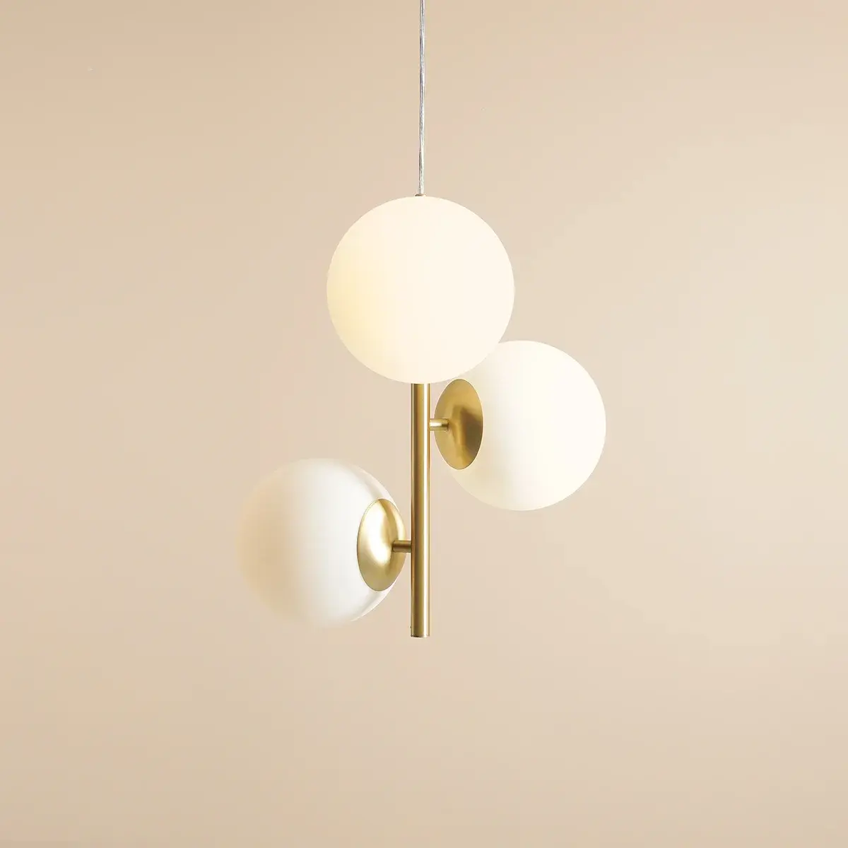 Lustră Fin 3 Brass M 46 cm