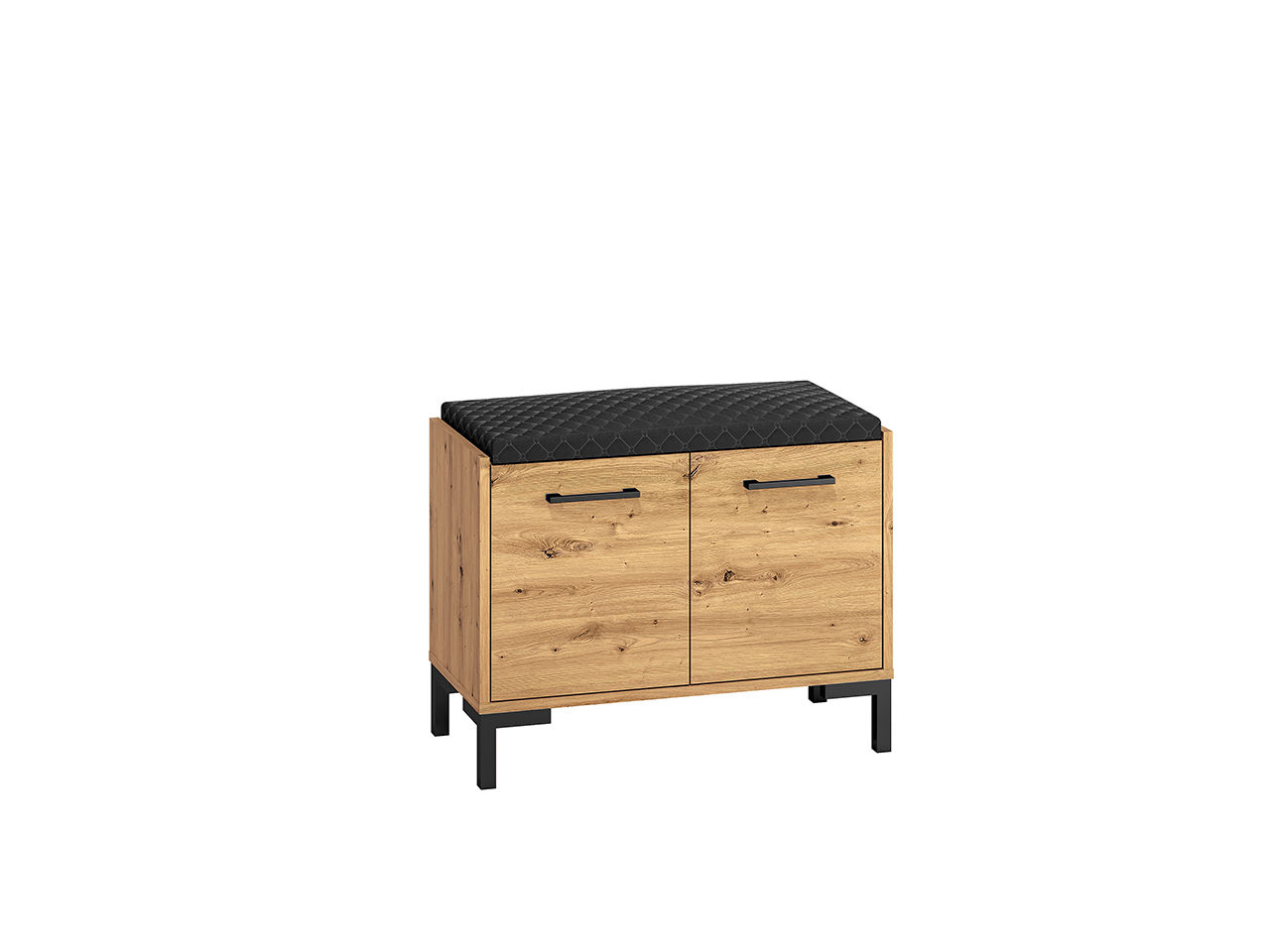 Banchetă tapițată cu două uși NEVIO 04