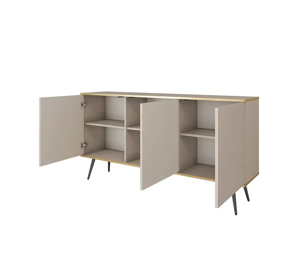 Miniatură: Comodă ORO SYSTEM K160, finisaj bej