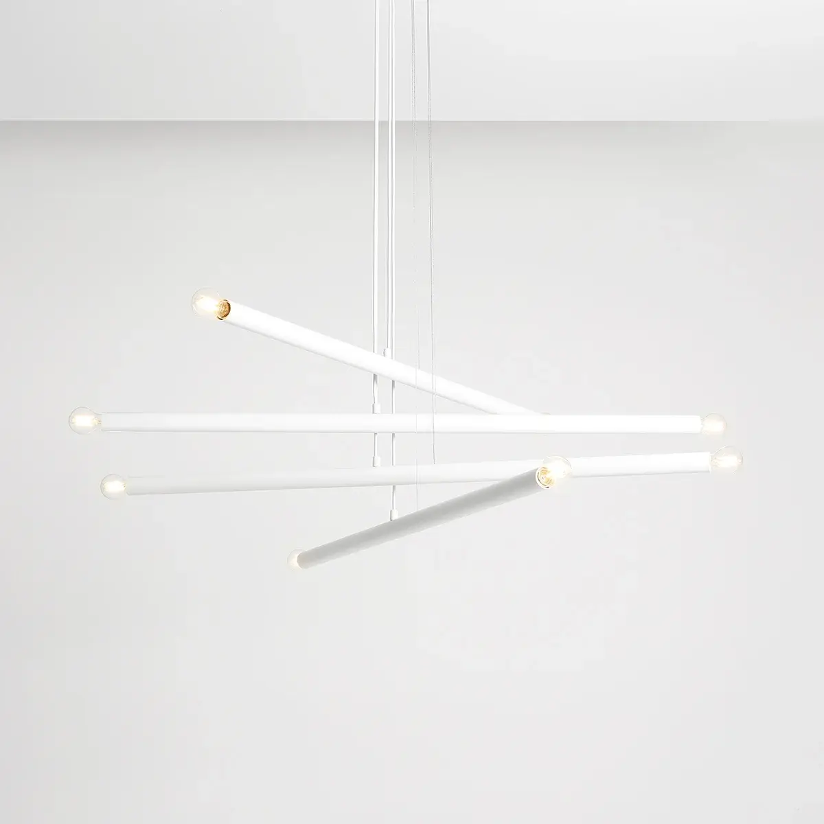Lustră Tubo 8 White
