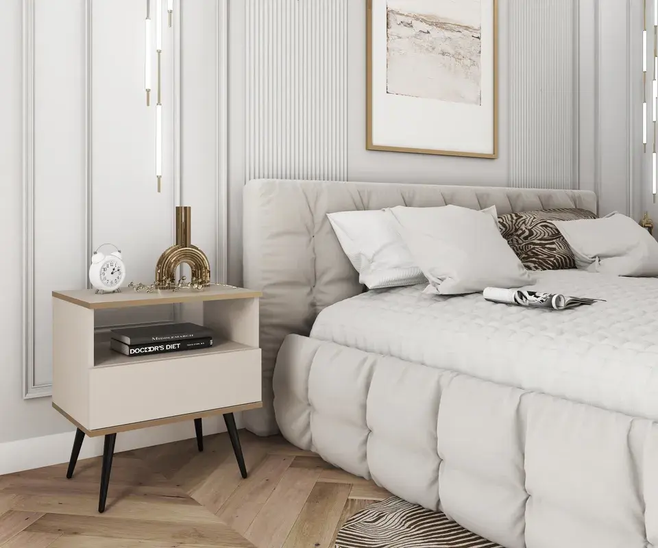 Miniatură: Comodă ORO SYSTEM S54, finisaj bej