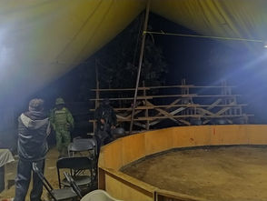 Desactivan SSP, Sedena y GN un palenque clandestino, en Zitácuaro