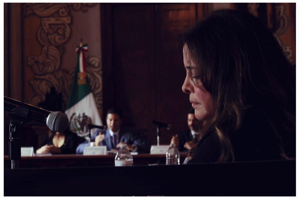 En materia de seguridad, los resultados son alarmantes. Según cifras oficiales, al 30 de junio se contabilizan 182 homicidios dolosos, mientras que el Consejo Municipal de Seguridad Pública no ha sesionado: Foto de redes sociales de la Regidora Edna Martínez Nambo