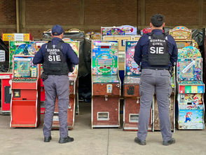 Decomisadas más de 100 máquinas tragamonedas en 2 meses: SSP