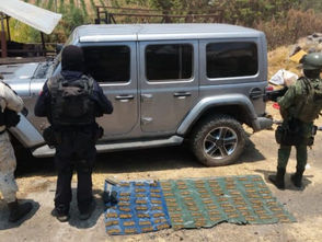 En Aguililla y Los Reyes: SSP asegura armamento, droga y vehículos